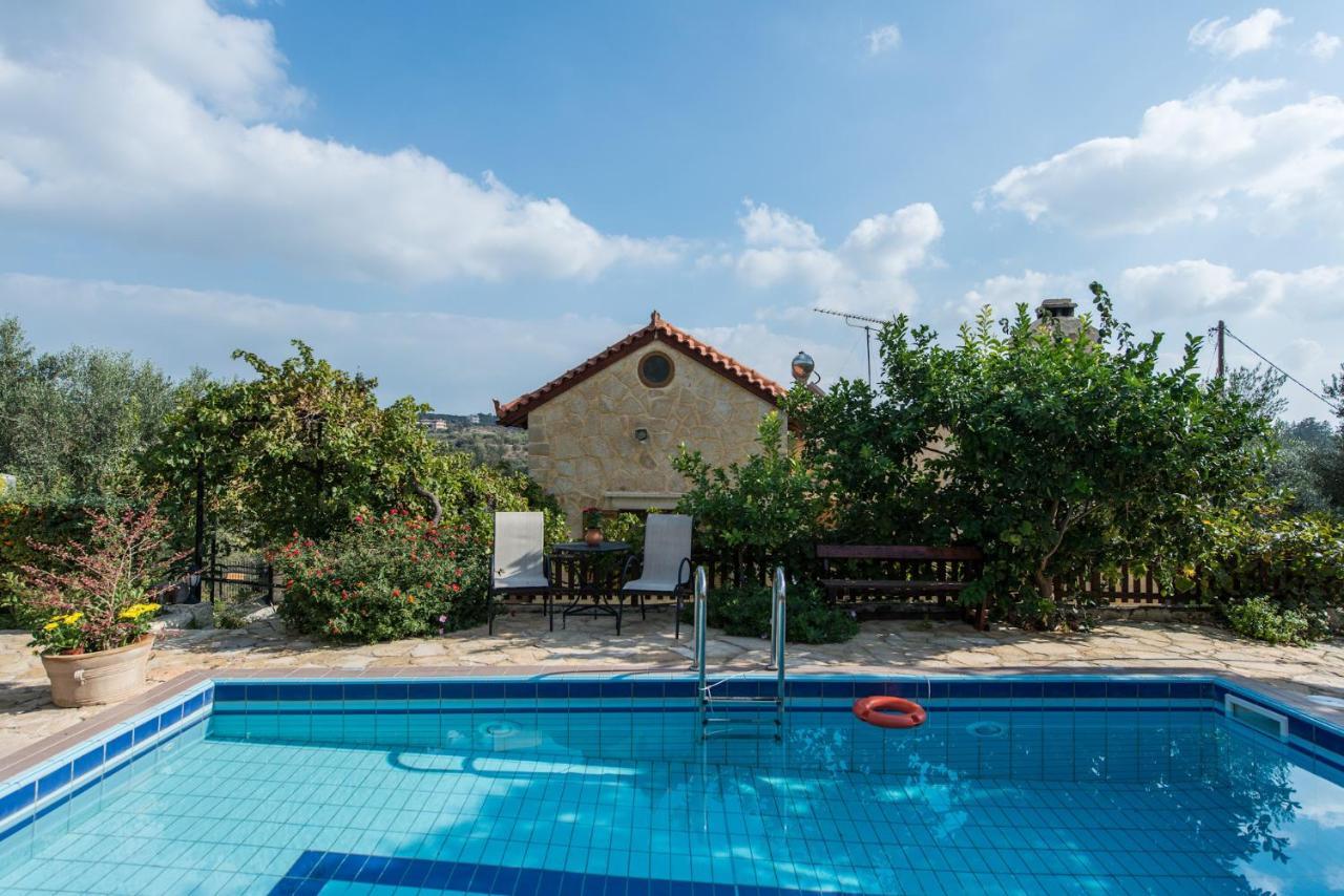 Villa Toula With Pool Nr Armeni Crete Makhairoí Eksteriør bilde